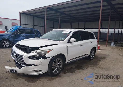 2013 Infiniti Jx35 z USA, uszkodzony, nr VIN 5N1AL0MM2DC321613
